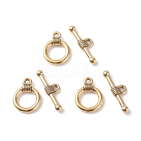 Tibetan Style Alloy Toggle Clasps FIND-XCP0001-23-1