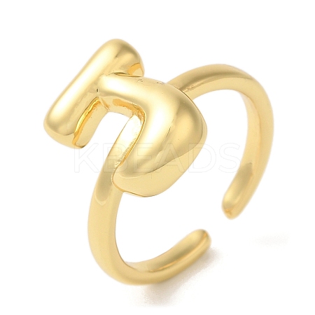 Brass Open Cuff Rings RJEW-U008-06J-G-1