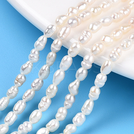 Natural Cultured Freshwater Pearl Beads Strands X1-PEAR-N012-03H-1
