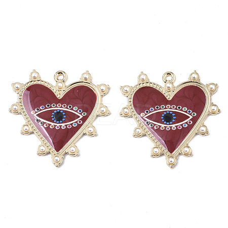 Printed Alloy Pendants X-ENAM-S016-69D-1