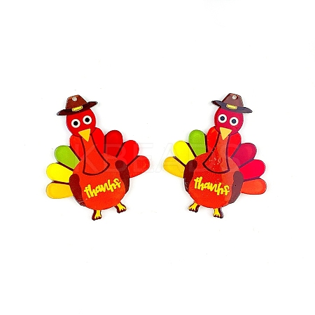 Thanksgiving Acrylic Big Pendants PW-WG67810-02-1