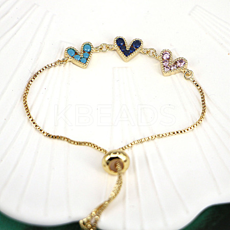 Adjustable Box Chain Slider Bracelets FS-WG29C47-01-1