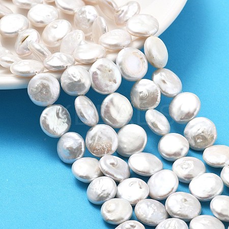 Natural Baroque Keshi Pearl Beads Strands PEAR-B004-16D-02A-1