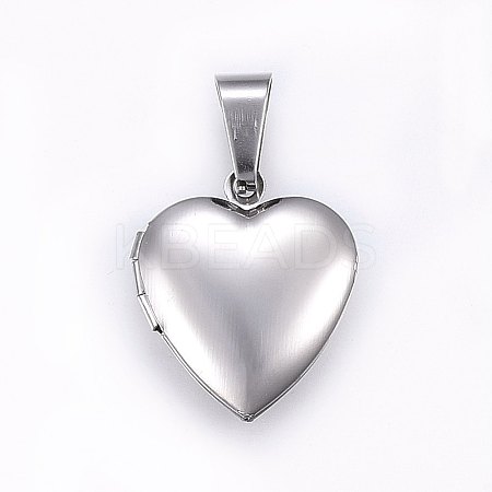 Tarnish Resistant 316 Stainless Steel Locket Pendants LS-STAS-O103-28P-1