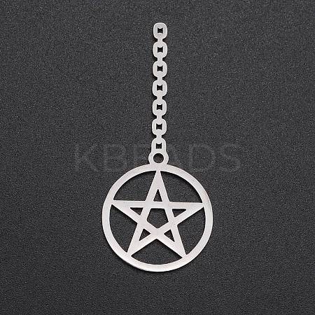 Non-Tarnish 201 Stainless Steel Pendants LS-STAS-S105-LA228-1