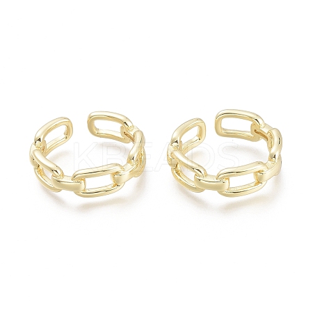 Brass Cuff Rings LS-RJEW-F103-04-G-1