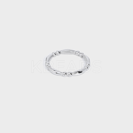 304 Stainless Steel Bamboo Joint Ring GY8845-36-1