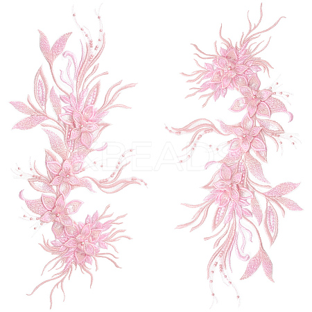 Computerized Embroidery Polyester Ornament Accessories DIY-WH20063-032C-1