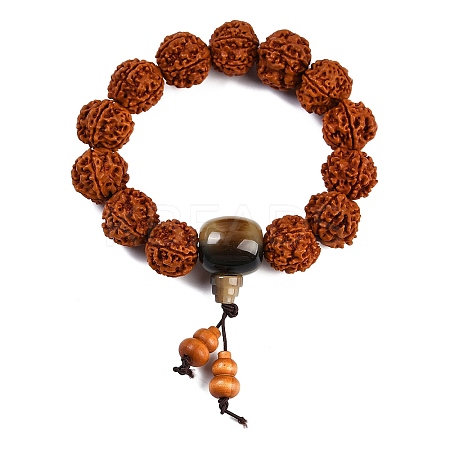 Mala Beads Bracelet BJEW-P291-02C-1-1