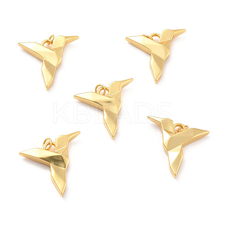 Rack Plating Brass Pendants X-KK-B052-15G-1