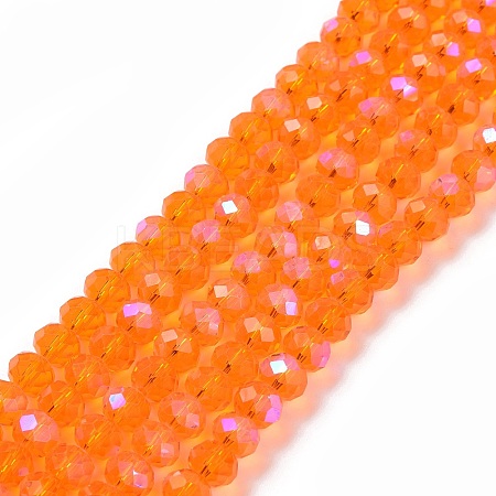 Electroplate Glass Beads Strands EGLA-A034-T10mm-L07-1
