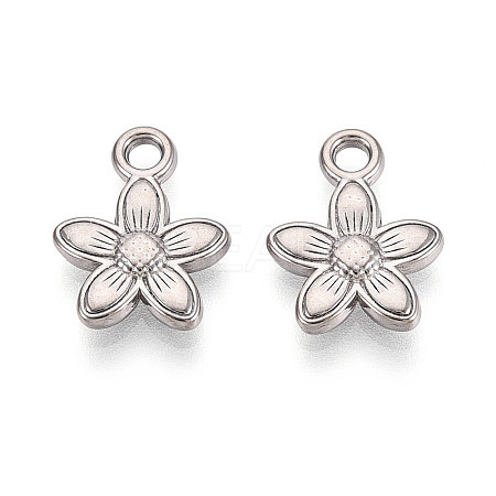 Non-Tarnish 304 Stainless Steel Charms STAS-N103-112P-1