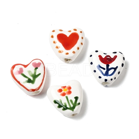 Handmade Porcelain Beads PORC-B007-02-1