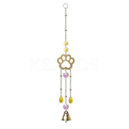 Metal Bell Big Pendant Decorations PW-WG44886-02-1