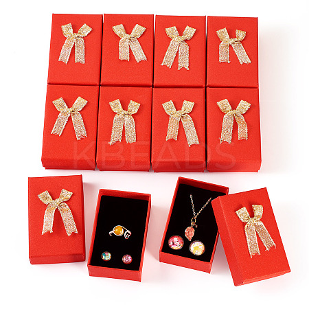 Cardboard Glitter Powder Jewelry Set Packaging Boxes LS-CON-TAC0008-08C-1