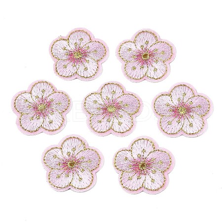 Computerized Embroidery Non Woven Fabric Self-adhesive Patches X-AJEW-T010-02F-1