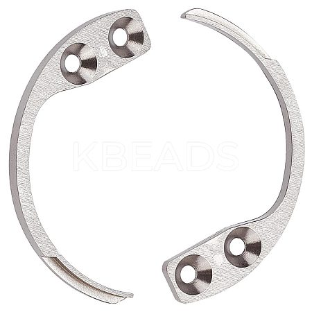 201 Stainless Steel Handheld Detacher Hook Key LS-FIND-WH0038-78P-1