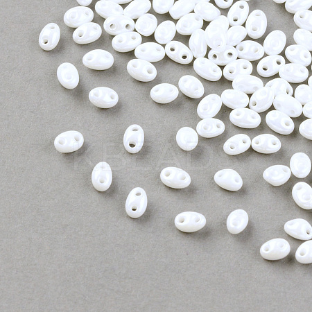 2-Hole Seed Beads X-GLAA-R159-121-1