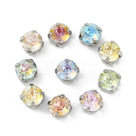 Brass Glass Rhinestone Sew on Rhinestones RGLA-U001-03P-02-1