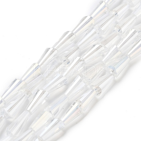 Electroplate Glass Beads Strands EGLA-J046-AB07-1