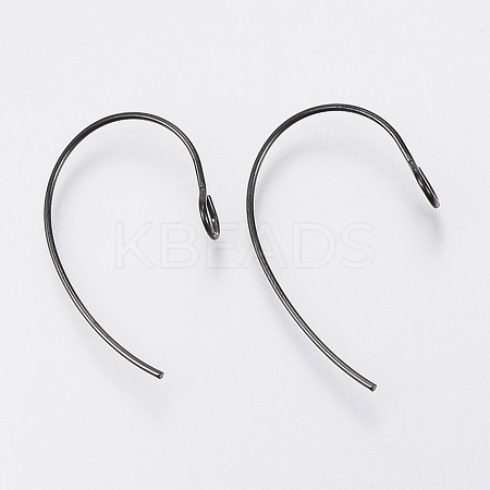 304 Stainless Steel Earring Hooks X-STAS-F148-05B-1