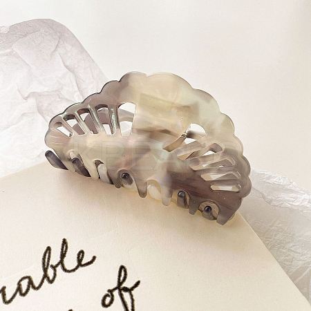 Cellulose Acetate(Resin) Claw Hair Clips OHAR-PW0003-034B-1
