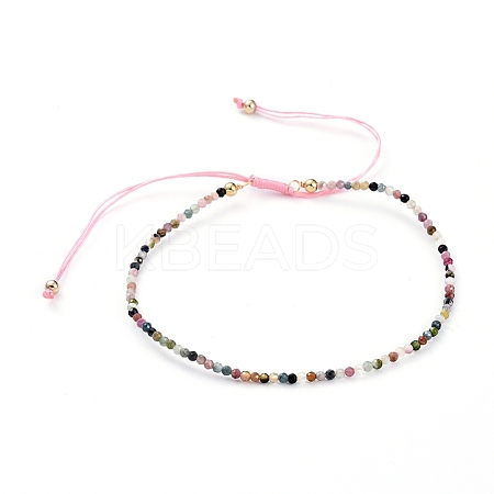 Braided Bead Bracelets BJEW-JB04917-05-1