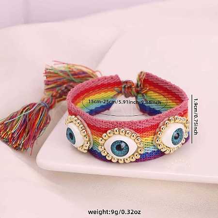 Bohemian Brass & Resin Bracelets FS-WGD4AB4-01-1