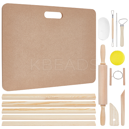 Rectangle MDF Wood Boards DIY-OC0014-16-1