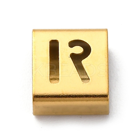 Ion Plating(IP) 304 Stainless Steel Square Slide Charms STAS-L132-07R-G-1