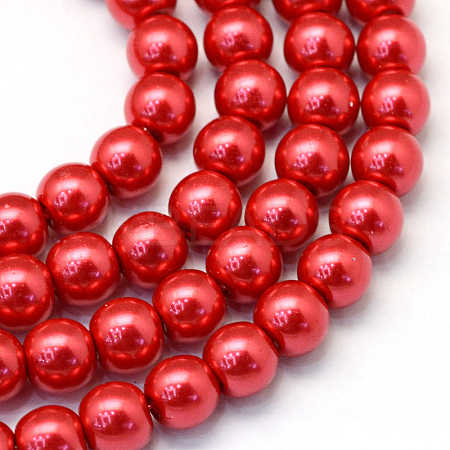 Baking Painted Glass Pearl Bead Strands X-HY-Q003-3mm-74-1