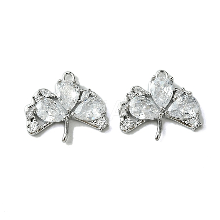 Real Platinum Plated Brass Pendants KK-D092-01P-03-1