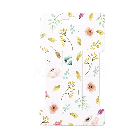 Paper Hair Clip Display Cards DIY-B061-06B-08-1