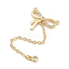 Rack Plating Brass Micro Pave Clear Cubic Zirconia Big Pendants KK-Z064-12G-03-1