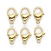 2 Colors 304 Stainless Steel Lobster Claw Clasps STAS-AB16-PG-2