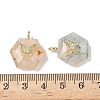 Natural Mixed Gemstone Faceted Pendants G-P585-01G-4