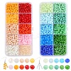 1500Pcs 10 Styles Imitation Jade Glass Beads DGLA-YW0001-41-2