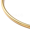 Ion Plating(IP) 304 Stainless Steel Simple Plain Bangle for Women BJEW-F461-01B-G-3