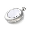 304 Stainless Steel Acrylic Pendants STAS-M091-02E-P-2