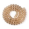 Transparent Glass Bead Strands GLAA-R095-10mm-40-2