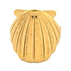 Ion Plating(IP) Shell Shape 304 Stainless Steel Open Cuff Finger Rings for Women RJEW-P114-02G-2