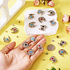 8 Styles Alloy Decorative Rivets BUTT-TA0001-19-5