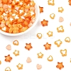 200Pcs 5 Styles Transparent Acrylic Beads TACR-FS0001-54C-3