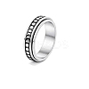 201 Stainless Steel Rotating Fidget Band Ring LS-MATO-PW0001-059C-06-1
