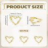 10Pcs Rack Plating Alloy Pendants FIND-LP0005-06-2