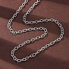 201 Stainless Steel Cable Chain Necklaces NJEW-Q013-12C-P-1