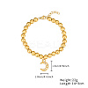 Stainless Steel Crystal Rhinestone Ball Beaded Bracelets with Pendants LS-DM8226-1-1