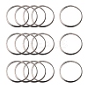 Non-Tarnish 201 Stainless Steel Linking Rings X-STAS-F192-001P-03-1