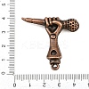 Tibetan Style Alloy Pendants AL-CBA2376-06R-3