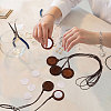 DIY Wood Pendant Decorations Making Kits HJEW-CA00076-7